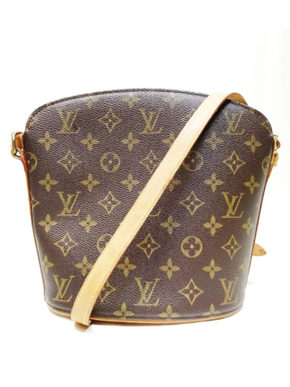 Authentic Louis Vuitton Drouot Monogram Canvas Crossbody Shoulder Bag Vintage
